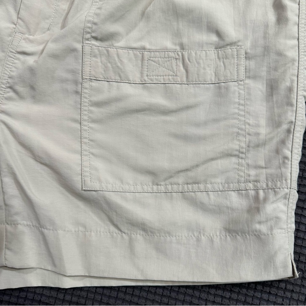 Reel Legends Tan Fishing Shorts Mens 38 Elastic Waist Performance Boat Shorts - Picture 2 of 6